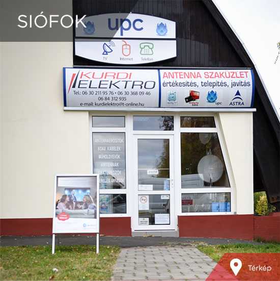 Kurdi Elektro Siófok üzlet
